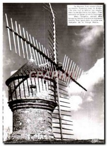 Old Postcard Guerande Le Moulin du Diable