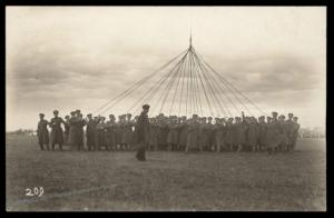 Germany 1930 Graf Zeppelin Goerlitz Air Crew RPPC Postcard 90551