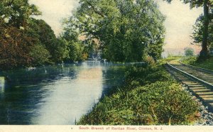 Postcard Early View of Raritan River in Clinton, NJ.   K1