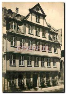 Postcard Modern Goethehaus Frankfurt am Main Aubenansicht