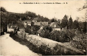 CPA ROCHECORBON - Le chemin du Coteau (253543)