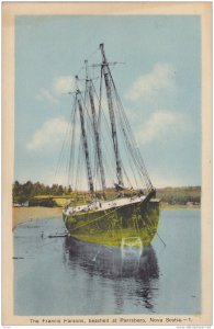 The Francis Parsons, Sailboat, Beached At Parrsboro, Nova Scotia, Canada, 191...