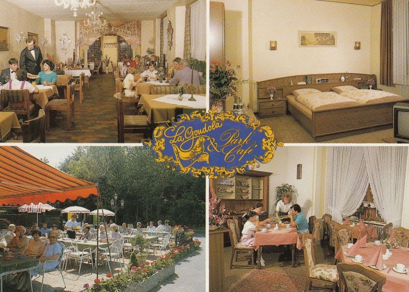 La Gondola Park Cafe Restaurant Bernkastel Kues German Postcard