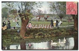 VINTAGE POSTCARD Re creation Chelmsford Ground