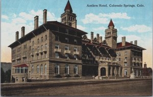 Antlers Hotel Colorado Springs Colorado Vintage Postcard C216