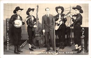 Stromber'g Baby Chick Gang Early Country Western Star Real Photo Unused creas...