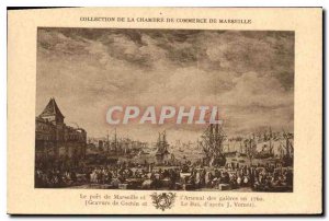 Postcard Old Marseilles Commercial Chamber Collection of the port of Marseill...