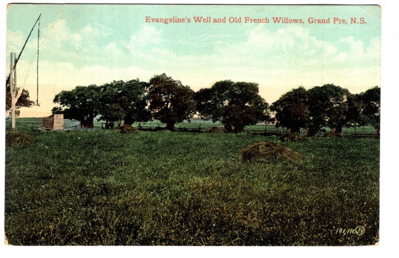 Evangeline Well, Old French Willows, Grande Pre, Nova Scotia