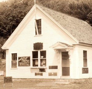 RPPC Paris ME Maine Restaurant Ice Cream Stand Real Photo Postcard
