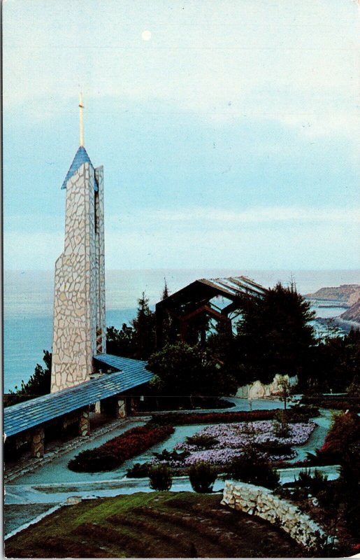 Wayfarerers Chapel Portuguese Bend California CA Church New Jerusalem Postcard 