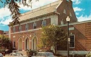 AMSTERDAM, NY New York  US POST OFFICE~Cars  Montgomery County  c1950's Postcard