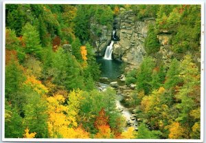 Postcard - Linville Falls, Blue Ridge Parkway - North Carolina