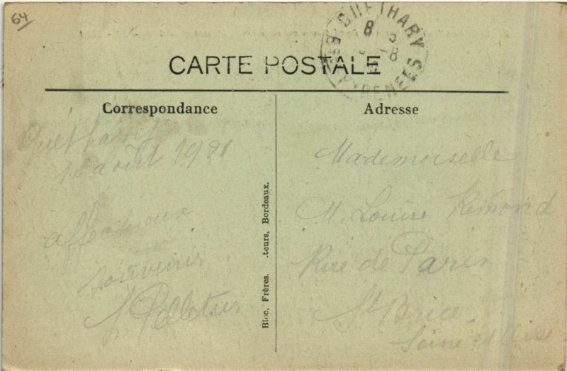 CPA GUETHARY Ville Blanche et la Cote (1163843)