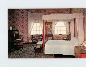 Postcard West Bedroom Grouseland Vincennes Indiana USA