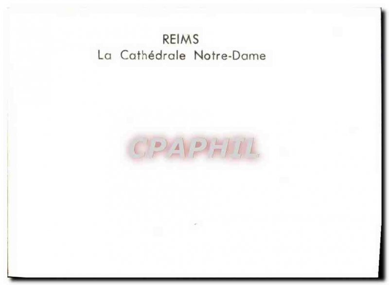 Modern Postcard Reims Cathedrale Notre Dame
