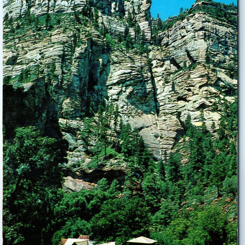 c1950s Sedona, Coconino County, AZ Mayhews Lodge Oak Creek Canyon Chrome PC A297