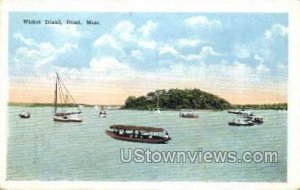 Wicket Island - Onset, Massachusetts MA Postcard