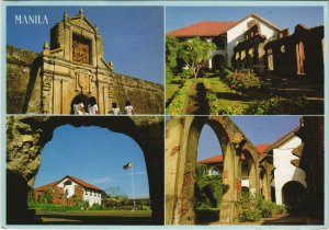 PC PHILIPPINES, MANILA, THE WALLED CITY, Modern Postcard (B40295)