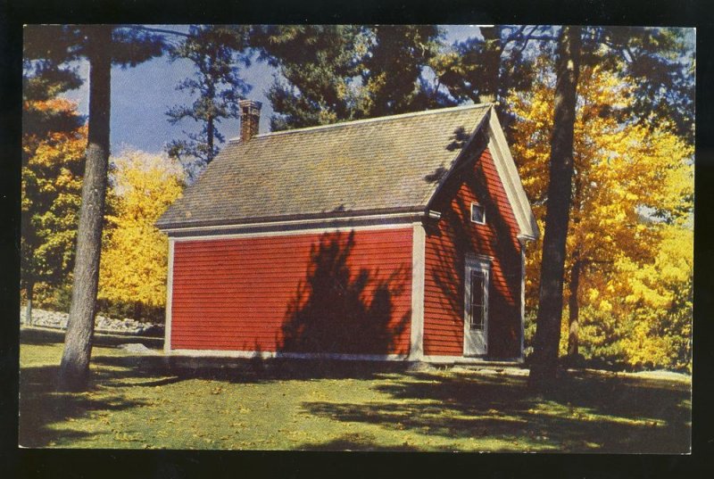 South Sudbury, Massachusetts/MA Postcard,Wayside Inn Mary Lamb School