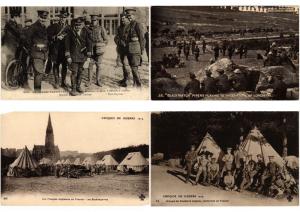 MILITAIRE  MILITARY GUERRE ENGLISH ARMY IN FRANCE WWI 52 CPA