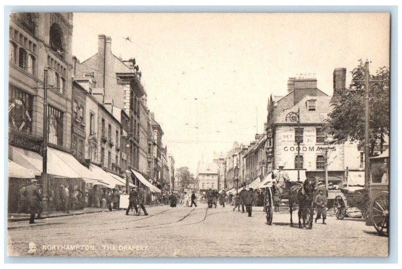 c1910 The Drapery Northampton Northamptonshire England Tuck Art Postcard