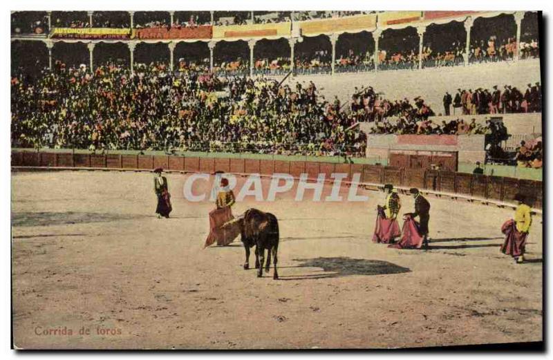 Vintage Postcard Bullfight Bullfight Bullfight of torosÂ 