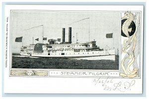 c1905s Steamer Pilgrim Fall River Line Massachusetts MA Unposted Postcard