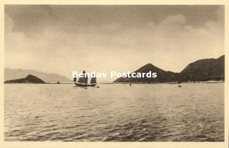 china, Chinese Junk on the River (1920s) Mission