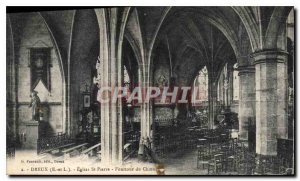 Old Postcard Dreux E and L Eglise St Pierre Circumference of Choeu