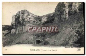 Postcard Old Saint More Yonne Tunnel
