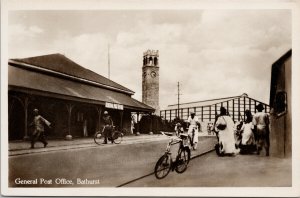 General Post Office Bathurst Gambia Banjul c1937 Real Photo Postcard G83