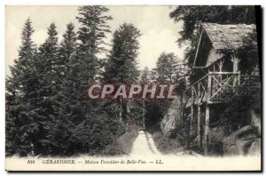 Old Postcard Gerardmer Foret House forestry Belle Vue