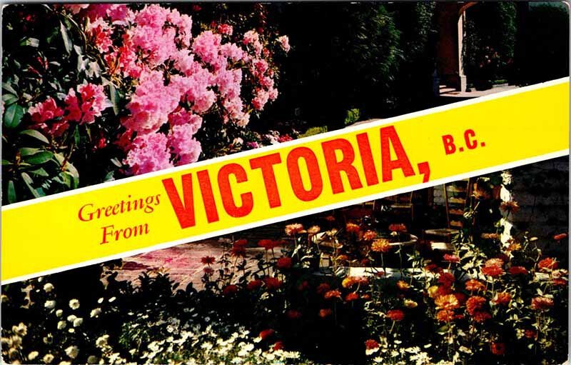 Postcard NATURE SCENE Victoria British Columbia BC AK2298