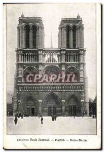 Paris Old Postcard Notre Dame Cathedral