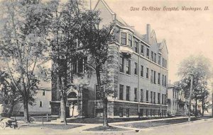 Jane McAlister Hospital Waukegan Illinois 1909 postcard