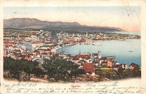 Lot 81 Spalato  croatia litho sent to Ploiesti