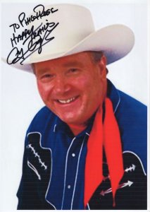 Roy Rogers Jnr Cowboy Western Portrait 12x8 Photo & Hand Signed Card COA