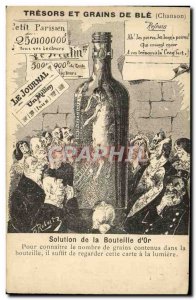 Old Postcard Treasures and grains of wheat solution to the bottle & # 39or Ra...