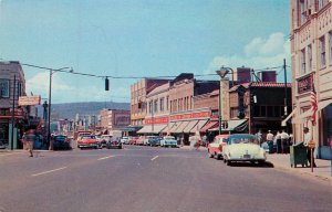 Postcard Klamath Falls OR Main Street 1950's