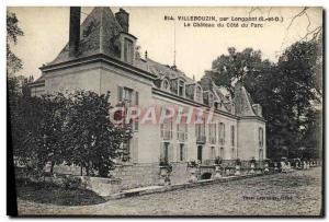 Old Postcard Villebouzin by Longpont The castle beside the park