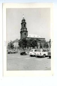 167751 Germany DRESDEN Church of Cross old REAL PHOTO on Mat