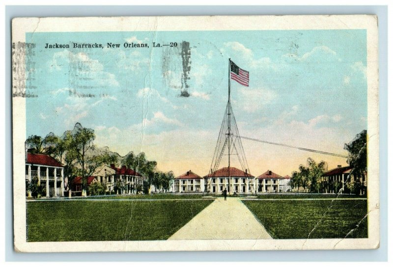 C.1920's Jackson Barracks, New Orleans, La. Postcard F70 