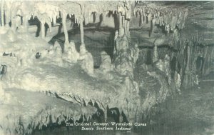 Oriental Canopy Wyandotte Caves Indiana Chrome Postcard Unused