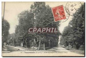 Old Postcard Vaucresson Allee Du Butard And Avenue Thery