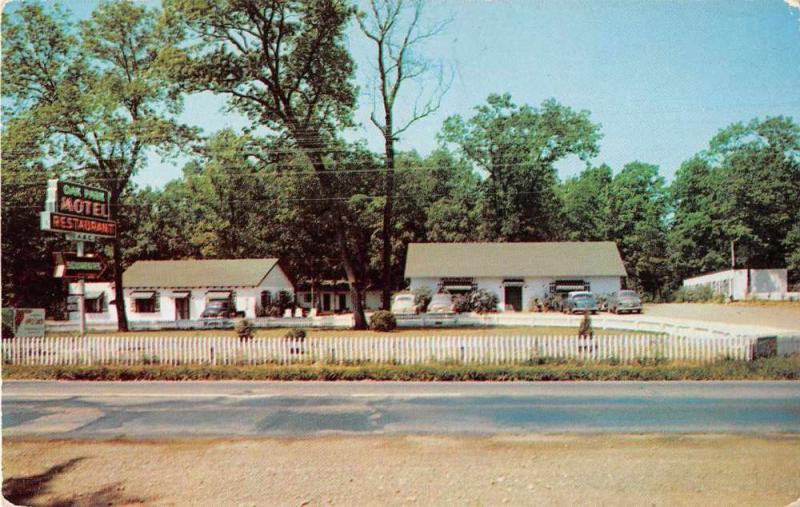 Gainesville Virginia view of Oak Park Motel and Restaurant vintage pc Y15680