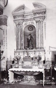 California San Juan Capistrano Side Altar Of Saint Joseph Old Mission