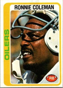 1978 Topps Football Card Ronnie Coleman Green Bay Packers sk7337