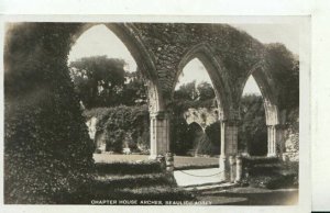 Hampshire Postcard - Chapter House Arches - Beaulieu Abbey - Ref TZ7458