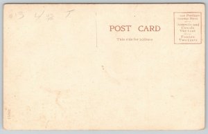 Tarkio College MO 2:24 in the Afternoon~Old Main Clocktower~Marshall Hall c1910