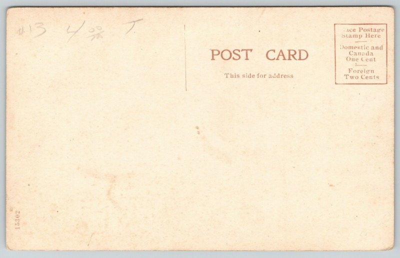 Tarkio College MO 2:24 in the Afternoon~Old Main Clocktower~Marshall Hall c1910